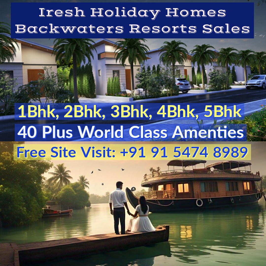 iresh holiday homes backwaters resorts sales